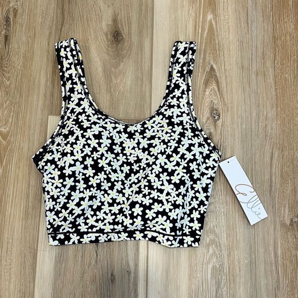 ELLIE Daisy Print Sports Bra Size XS - Picture 1 of 6